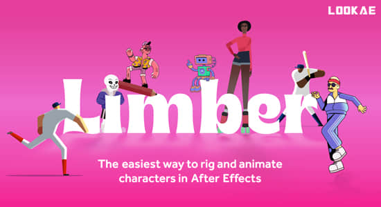 AE脚本-二维人物角色骨骼IK绑定动画控制 Limber v2.0.0+使用教程-精品资源站