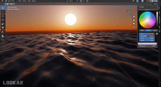 Blender插件-天空模拟生成器 Pro Sky V1.0-精品资源站
