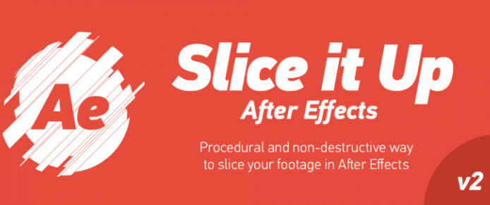 AE图形遮罩切割动画脚本 Aescripts Slice it Up v2.1.1附使用教程-精品资源站