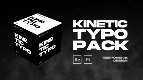 PR模板-25个创意黑白动态文字标题展示 Kinetic Typography MOGRT-精品资源站