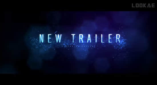 AE模板-震撼粒子电影预告片文字标题片头 Plasma Trailer Title-精品资源站