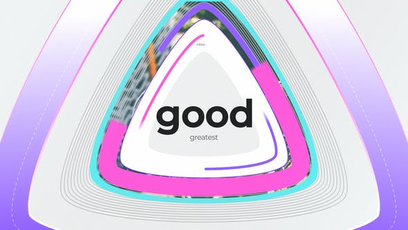 AE模板-流行时尚彩色图形LOGO标志片头 Colorful Shapes Logo Reveal-精品资源站