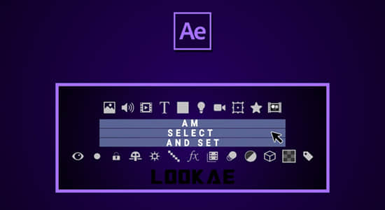 AE脚本-快速选择图层修改属性 AM Select And Set V1.0.1-精品资源站