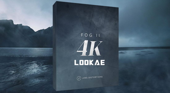 4K视频素材-高质量缥缈雾气雾霾特效合成动画 Lens Distortions – Fog II-精品资源站