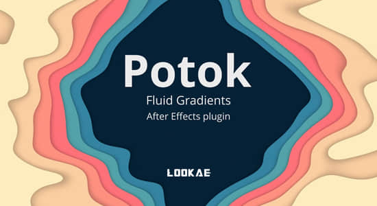 AE插件-流体渐变着色特效动画生成工具 Potok v1.1.1 Win + 使用教程-精品资源站