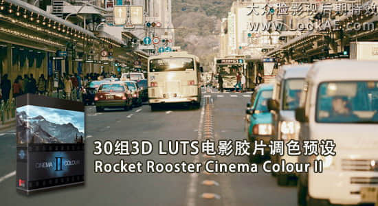 30组 3D LUTs专业电影调色预设 Rocket Rooster Cinema Colour II-精品资源站
