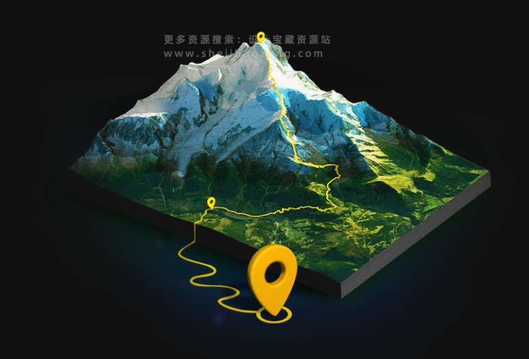 PS汉化插件 3D Map Generator 全套3D立体地图扩展面板支持Win/Mac