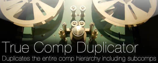AE脚本-合成复制脚本（同合成复制修改相互不影响）True Comp Duplicator v3.9.11+使用教程-精品资源站