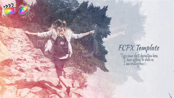 FCPX模板-中国风复古水墨晕开遮罩图文展示开场 Ink Slideshow-精品资源站