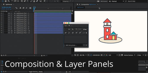 Win/Mac：AE脚本：MG动画图层管理控制工具Mt. Mograph - Focus v1+使用教程