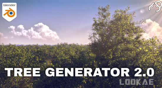 三维树木植物生成Blender插件 Tree Generator V2-精品资源站