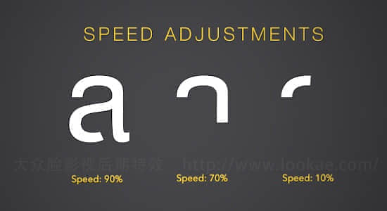 FCPX插件：英文字母数字符号书写动画预设 ProFont Typeface-精品资源站