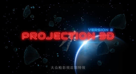 AE脚本-平面图片投射三维空间摄像机视差动画 Projection 3D v3.02 + 使用教程-精品资源站