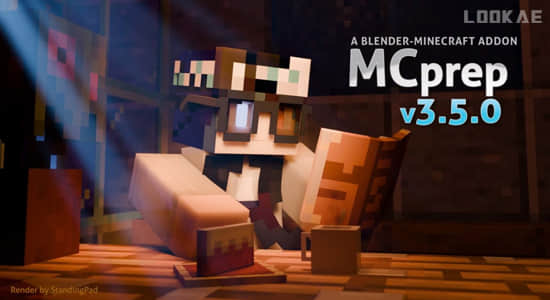 Blender插件-三维像素方块模拟生成器 MCprep v3.5.3-精品资源站