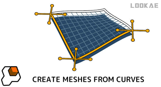 根据线条自动生成面片Blender插件 Curves To Mesh V2.5.7-精品资源站