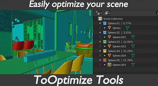 Blender插件-场景分析优化工具 ToOptimize Tools V1.2.7.3-精品资源站