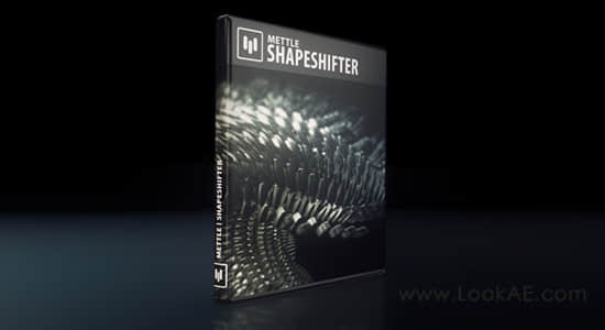 AE插件-三维网格变形3D徽标图形动画生成插件 Mettle ShapeShifter v1.99 Win/Mac版-精品资源站