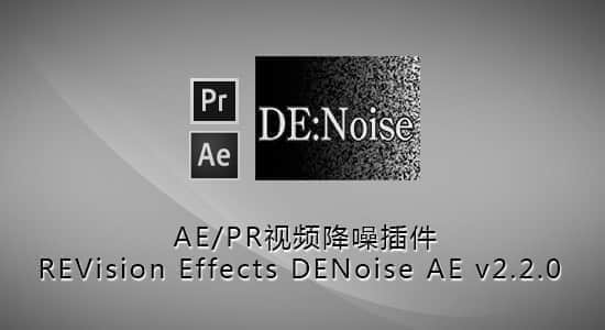 Ae/Pr 视频降噪插件 REVision Effects DENoise 3.1.6 Win/Mac-精品资源站
