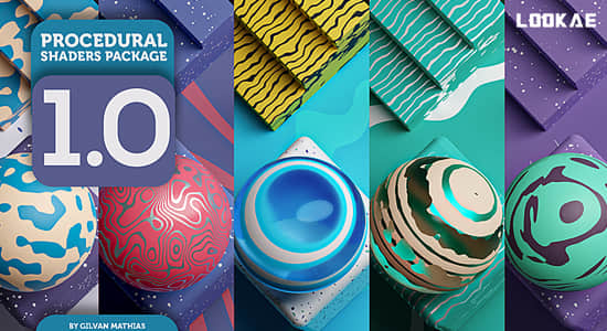 22个程序化着色器资产Blender预设 Procedural Shader v1.0-精品资源站