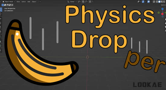 Blender插件-物体掉落碰撞放置工具 Physics Dropper v1.1.3-精品资源站
