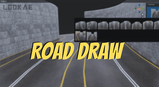马路公路生成器Blender插件 Road Draw Blender Addon V1.0-精品资源站