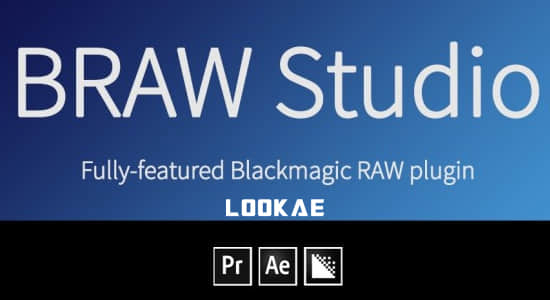 AE/PR/AME插件-将Blackmagic RAW格式视频素材直接导入编辑 BRAW Studio v2.5.0 Mac-精品资源站