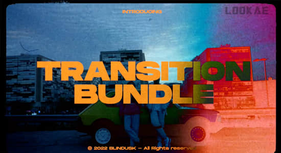 180个电影复古胶片噪点划痕灼晒污渍转场动画4K视频素材 Transitions Bundle-精品资源站