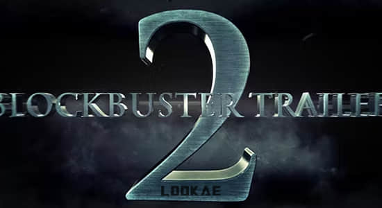 AE模板-史诗震撼三维文字标题电影大片开场预告片头动画Blockbuster Trailer 2-精品资源站