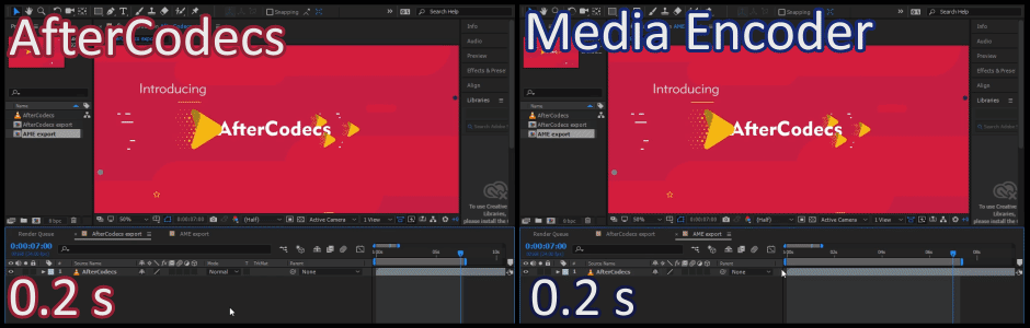 AE/PR/AME插件-特殊编码加速输出渲染插件 AfterCodecs v1.7.0 Win/Mac-LookAE.com AE/PR/AME插件-特殊编码加速输出渲染插件 AfterCodecs v1.7.0 Win/Mac