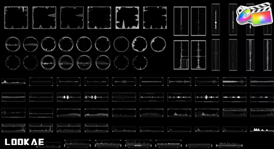 FCPX插件-82个音频元素信息图表图形动画 Infographic Elements Audio Motion-精品资源站