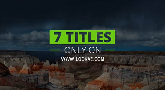 FCPX插件-7种简洁文字标题字幕条动画 Simple Titles & Lower Thirds-精品资源站