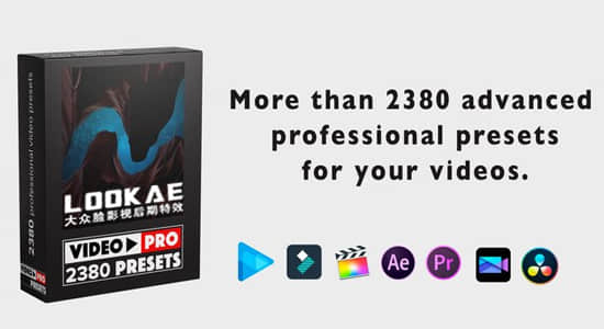 2380个多类型多风格电影视频调色LUTs预设（AE/PR/FCPX/PS/达芬奇/OFX）-精品资源站