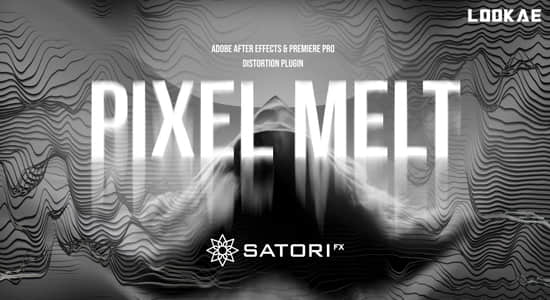 中文汉化AE/PR插件-像素融化位移拉伸失真视觉特效 Pixel Melt V1.0.0 Win-精品资源站
