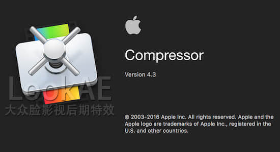苹果视频压缩编码输出软件 Compressor 4.3（多国语言/含中文版）免费下载-精品资源站