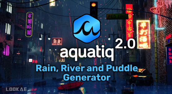 Blender插件-三维水流喷泉大海瀑布特效预设 Water Library Aquatiq V2.0.0-精品资源站
