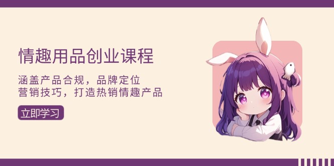 情趣用品创业课程：涵盖产品合规，品牌定位，营销技巧，打造热销情趣产品-精品资源站