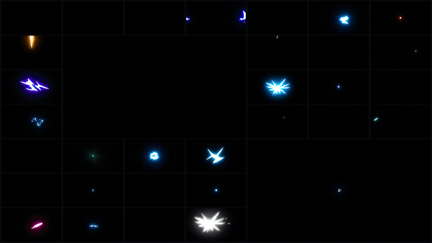 AE脚本-1650种动漫卡通标题转场能量闪电烟雾火焰流体MG特效动画 V1.1