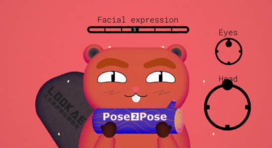 AE脚本-卡通人物面部绑定MG动画制作工具 Pose2Pose V1.1.0 + 使用教程-精品资源站