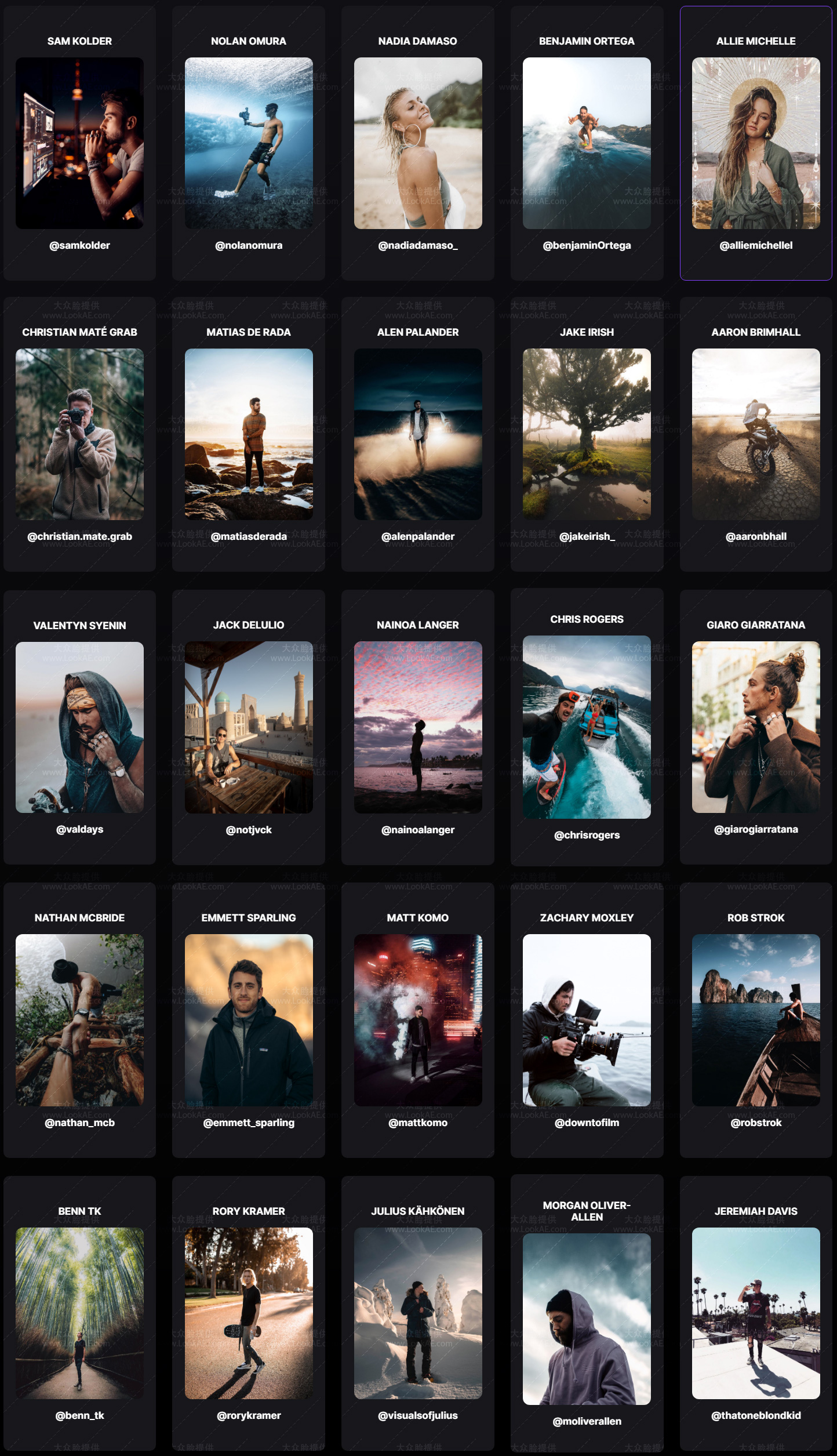 国外25位创作者分享209个高质量LUTS调色预设大合集(FCPX/PR/PS/AE/达芬奇/OFX) The LUT Bundle