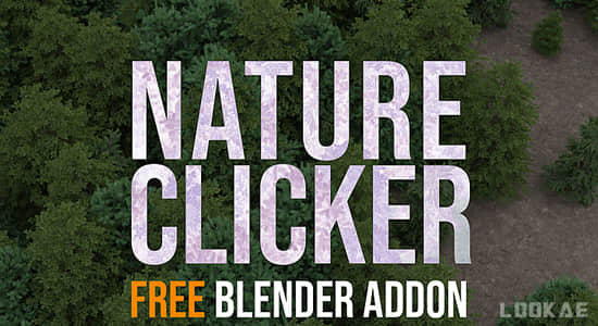 Blender插件-三维植物模型资产预设 Nature Clicker V1.1-精品资源站