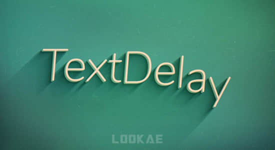 中文汉化AE插件-文字延迟动画快速制作器 TextDelay 1.7.1 Win/Mac-精品资源站