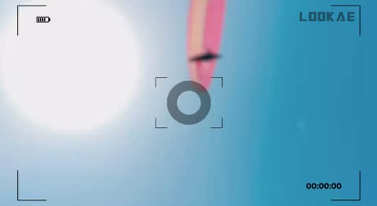 摄像机快门取景框拍摄转场过渡效果动画AE模板 Camera Interface Transitions-精品资源站