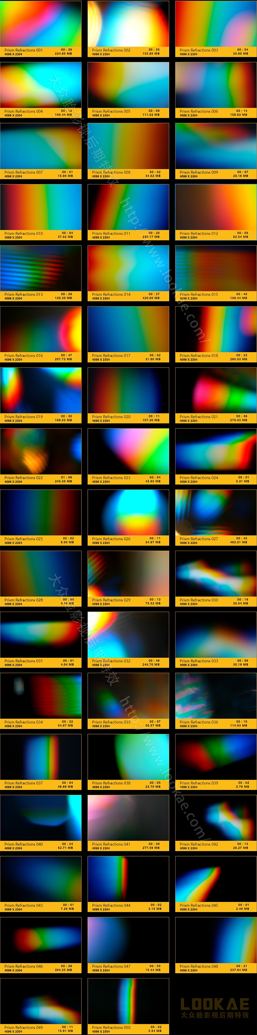 4K视频素材-50个梦幻棱镜折射真实光效动画 BBV67-LookAE.com 4K视频素材-50个梦幻棱镜折射真实光效动画 BBV67