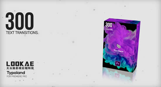 PR预设-300种文字标题变换动画 Text Transitions Pack for Premiere Pro-精品资源站