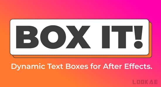 AE脚本-自适应底栏边框文字标题动画 Box It! v1.3.1+使用教程-精品资源站