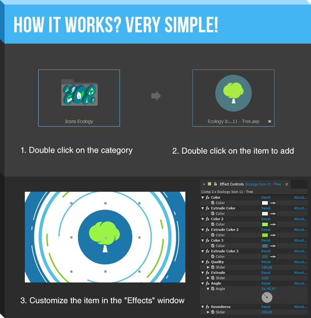 AE脚本-1850种超级豪华文字标题图形背景运动预设MG动画元素 V1.9.11 Win/Mac