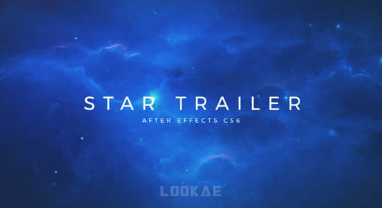 AE模板-浩瀚宇宙星空影视开场电影预告片头 Cinematic Star Trailer-精品资源站
