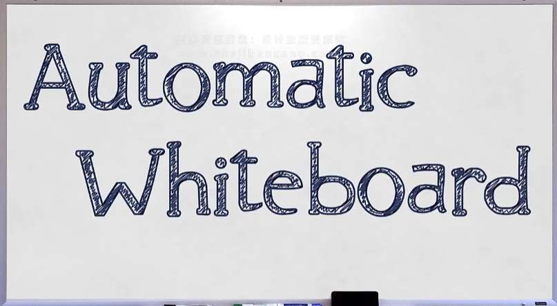 自动手写动画AE脚本-Automatic Whiteboard v1.2