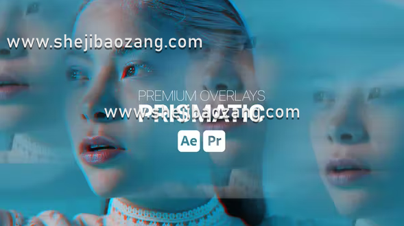 AE/PR模板-Premium Overlays Prismatic棱镜折射叠加视觉效果