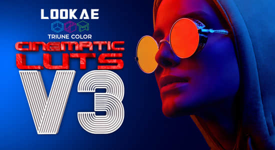 27组电影大片风格LUTs调色预设(FCPX/PR/PS/AE/达芬奇/OFX) Triune Digital – Cinematic LUTs V.3-精品资源站